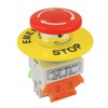 MEETOOT 2pcs Emergency Stop Push Button Switch AC 660V 10A