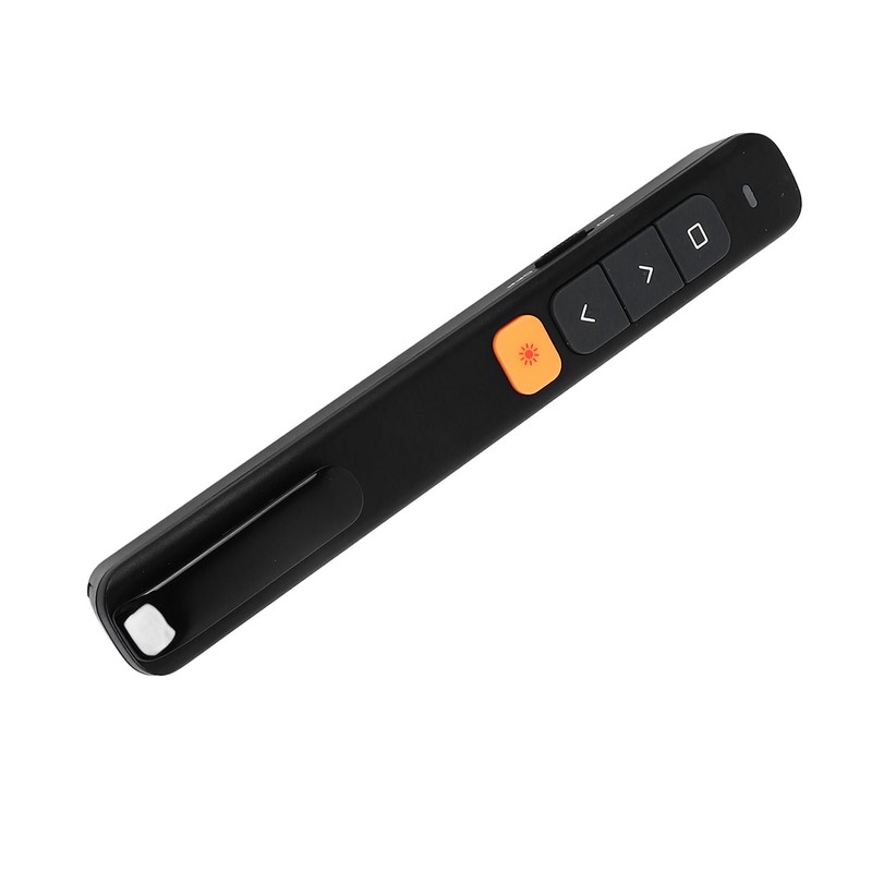 Laser Pointer Black USB Receiver Plug and Play Rechargeable Presentation