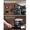 Belgian Waffle Maker, Classic Rotating Waffle Iron with Nonstick Plates,