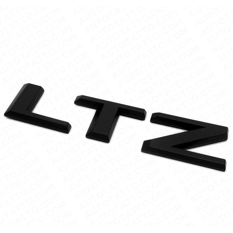 4pack for Silverado Plus LTZ Emblems 2019-2025 3D Letters Badges