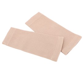 1 Pairs Cotton Yarn Compression Arm Sleeves, Elastic Sports Elbow Guards, Scar Concealer Compression Band for Men Women(L)
