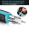 DURATECH 2PCs Ratcheting Screwdriver Set, 12-in-1 Multi-bit Standard/Stubby Screw Driver