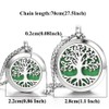 Aromatherapy Essential Oil Diffuser Necklace Tree of Life Cloud Design