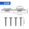 Funrous Curtain Rod Bracket Curtain Hooks Accessories Spreader Wall Bracket