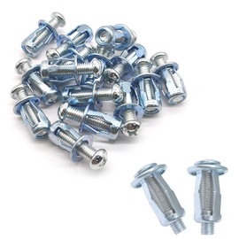 Vordpe Pack of 15 cavity metal anchors, M8 x 30 cavity dowels, metal, wall plugs, hollow space, Fischer cavity dowels, plasterboard, plasterboard dowels, metal, expansion dowels