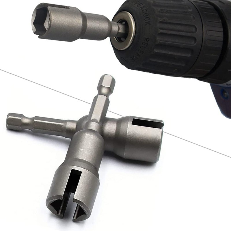 Mesee 6pcs Power Wing Nut Driver Set, Impact Hex Drill