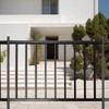 Metal Guard Railing Kit with Balusters 9 Railings，Black Decking Railings