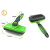 Self Cleaning Slicker Brush brushing brushing Loose Undercoat, Mats and