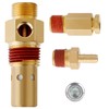 Hromee Air Compressor Replacement Components Brass 1/2 Inch MNPT Compressor