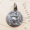 St Anne Medal - Sterling Silver Antique Replica