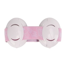 Baby Ear Muffs Noise Blocking Hearing Protection Infants Earmuffs with Elastic Headband for Sleep Travel Pink