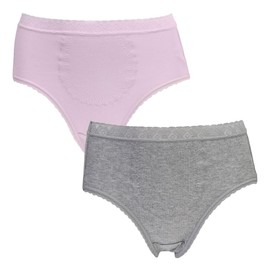 [OAR] Women's Waterproof Fabric Made in Japan, Leakage Pants, Set of 2, Incontinence Pants, 20cc, Water Absorbent, 100% Cotton, Women's, Incontinence Panties, Camellia Oil Processing, Aloe Processing,