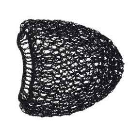 Minkissy Mesh Crochet Hair Net Rayon Net Women Hairnet Snoods Cover for Sleeping for Women Black