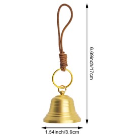 Brass Hanging Bell for Door Knob Decoration Vintage Hanging Bell for Door
