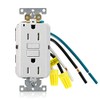 Leviton 15A-125V Extra-Heavy Duty Industrial Grade Leaded Duplex Tamper-Resistant Self-Test