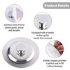 Bath Plug Closure, 42-44 mm Sink Plug, Stainless Steel Plug