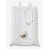 VERTBAUDET Cover for changing mat, rabbit, white printed, one size