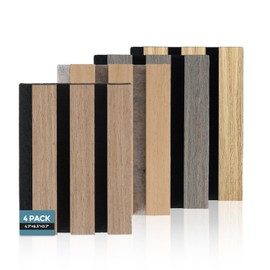 AKUMAX Small Soundproof Wall Panels-Acoustic Panels 4.72x6.3inch 3D Wall Panels 4 Pack (Sample)