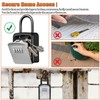 Protable Key Storage Security Lock,V-Resourcing® Door Knob Mounted Re-settable 4