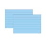 School Smart Ruled Index Card, 4 x 6 Inches, Blue,