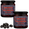 DIVINA Smoked Kalamata Olives, 13.4 oz (2-Pack)