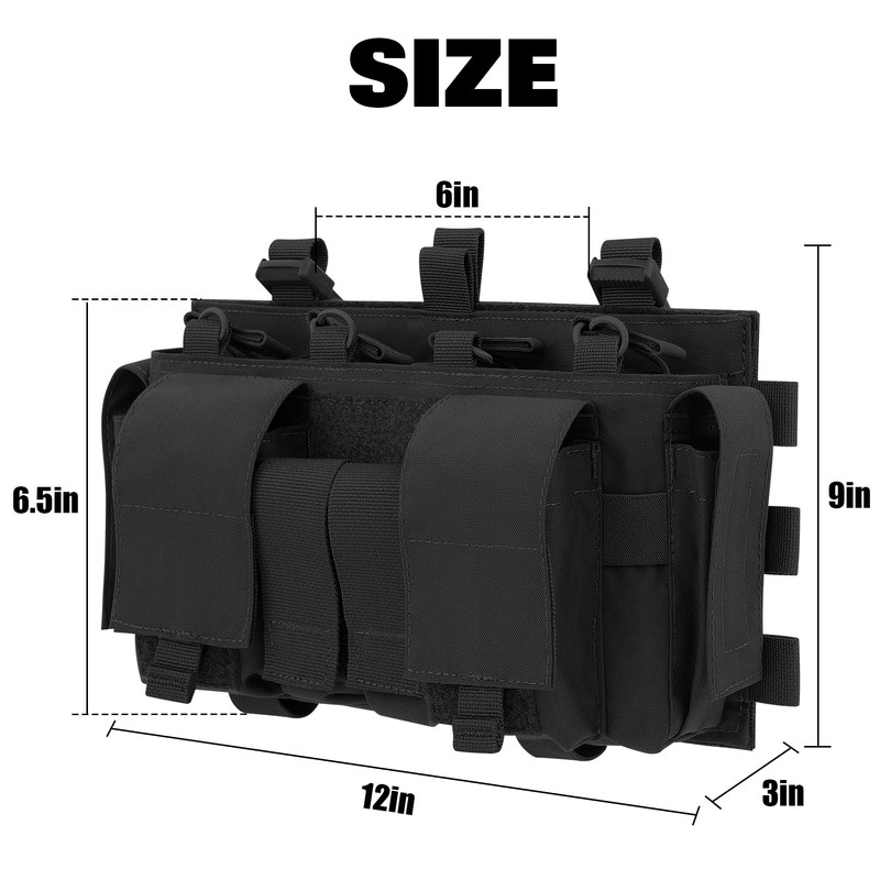KRYDEX GEAR Tactical MF IV Placard 556 & 9mm Magazine