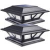 Siedinlar Solar Post Lights Outdoor 2 Modes LED Deck Fence