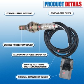 CAROCK Upstream and Downstream O2 Oxygen Sensor Replacement for 2001 2002 2003 2004 2005 Dodge Stratus Chrysler Sebring V6 3.0L, for 2006-2012 Mitsubishi Eclipse V6 3.8L 02 Sensor 234-4738 234-4656