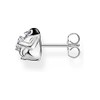 THOMAS SABO Single Penguin Stud Earrings with White Stone, Sterling