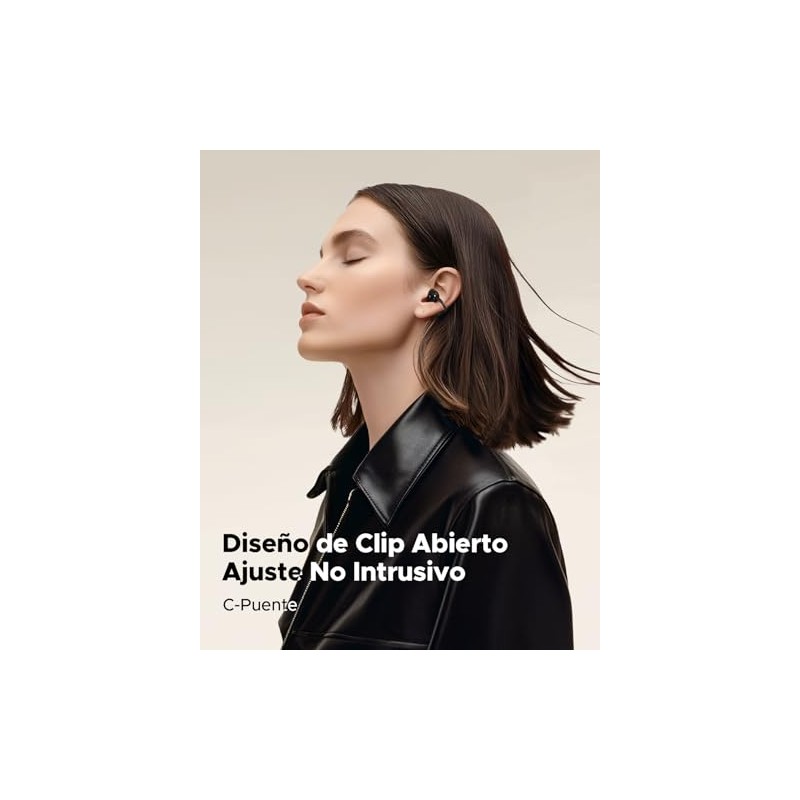 truefree C10 Audífonos Inalámbricos, Audífonos de Oído Abiertos con Clip,