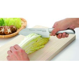 Kakusé NKS-01 Kitchen Knife, Stainless Steel, 11.0 x 1.8 x 0.9 inches (28.0 x 4.6 x 2.2 cm), Takaaki Nakamura Stainless Steel Sanded All-Purpose Knife