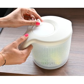 Biesse P636/17 Plastic Salad Spinner Beige