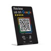 Review us on Google NFC & QR Contactless Card (Black,