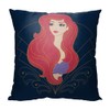 Northwest Little Mermaid Pillow, 18" x 18", Ariel Art Deco
