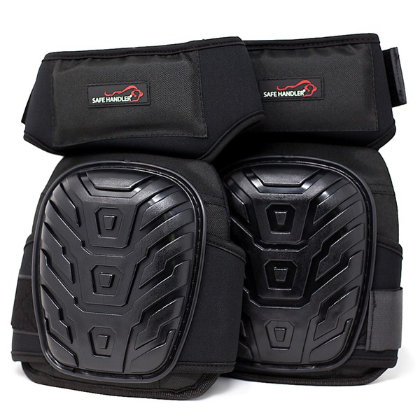 SAFE HANDLER Professional Extra Long Heavy Duty Gel Knee Pads