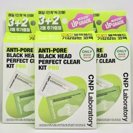 CNP Anti-Pore Blackhead Perfect Clear Kit (3+2) x 3 Nose Pack Blackhead Removal / 차앤박 CNP 안티포어 블랙헤드 퍼펙트 클리어 키트(3+2) x 3개 코팩 블랙헤드제거