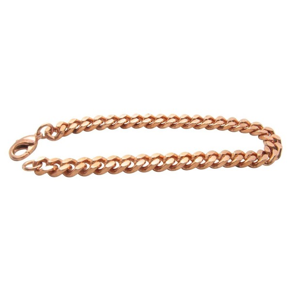 Solid Copper 9 1/2 Inch Link Bracelet CB651G - 1/4