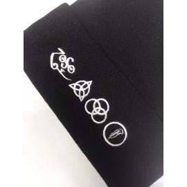 Classic LED ZEPPELIN Beanie Zoso Embroidered One Size Gift Classic Rock Patch The Who