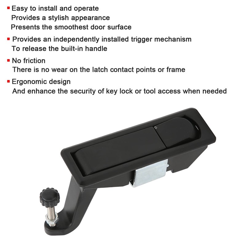 Compression Deadbolt Lock, Trigger Latch Lock, Zinc Alloy Non-Locking Tool
