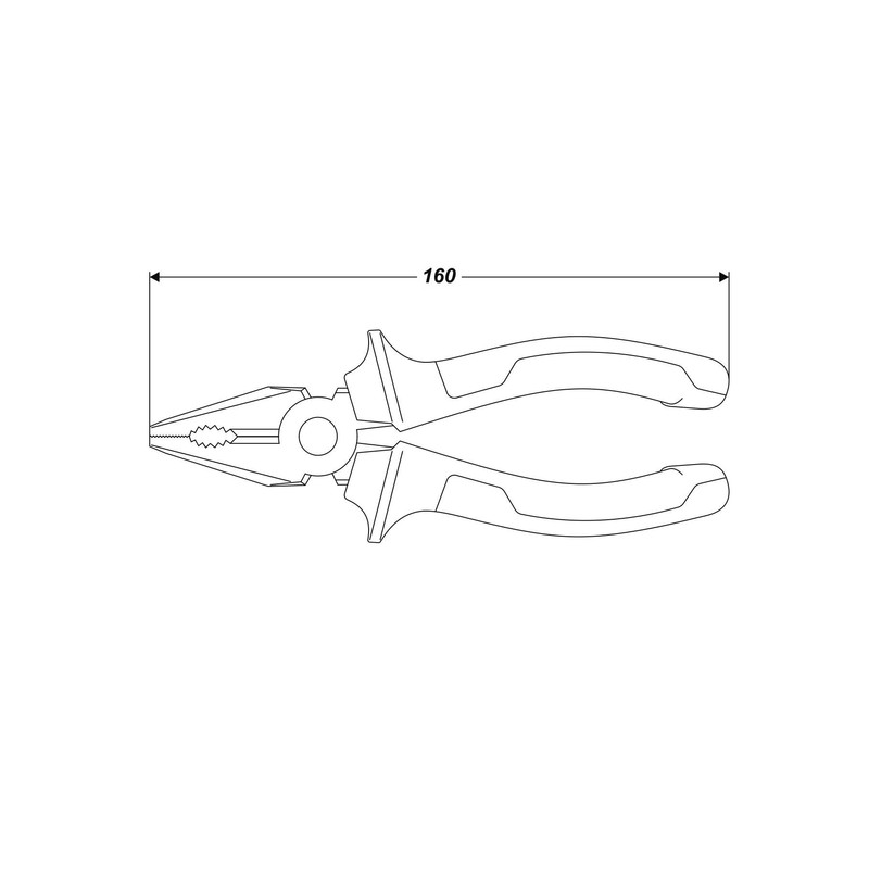 CrV Combination Pliers 160 mm Flat Nose Pliers Combination Pliers