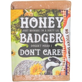 FILTHYFARMGIRL.COM Filthy Badger All Natural Cinnamon Honey Oatmeal Soap Bar, Brown, 5 Ounce , 1 Count