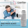 CranPlas | 32mm Sink Trap | Effortless Installation | Universal