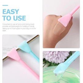 Cepillos De Máscara Facial De Silicona 10 Piezas Aplicadores Dobles Para Barro Y Cremas Uso Profesional Y Doméstico Herramienta De Belleza Compacta