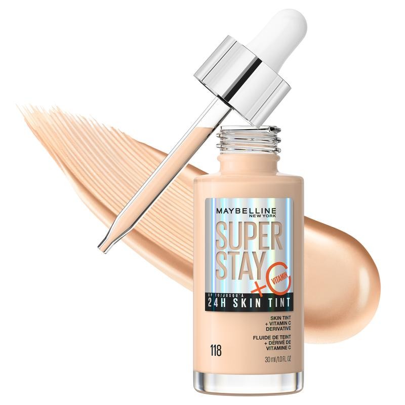 Maybelline Super Stay Up to 24HR Skin Tint, Radiant Light-to-Medium