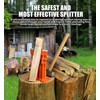 SPEED FORCE Firewood Kindling Log Wood Splitter – No Axe!