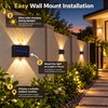 Solar Wall Light Outdoor LED Garden Lamp – Waterproof Solar