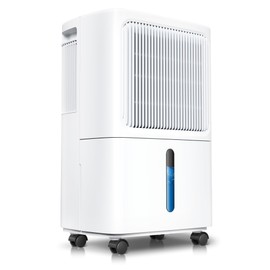 2,500 Sq.Ft Dehumidifier for Basement with Drain Hose, MAX 34 Pint Dehumidifiers for Home with 3 Modes, Smart Humidity Control & Display, 24HR Timer, Auto Defrost for Large Room, Bathroom,Bedroom