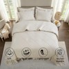 Beige King Size Comforter Set, Bed in a Bag 7