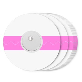 HONYOU 40Pack Libre 3 Plus Sensor Covers for Freestyle Bandage Waterproof 15 Days Transparent Adhesive Patches for Libre 3 CGM Overpatches Without Hole, Clear Round Tape Hyperallergenic & Latex Free