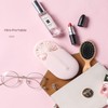 2Pcs Mini Boar Bristle Hair brush and Small Hairbrush for